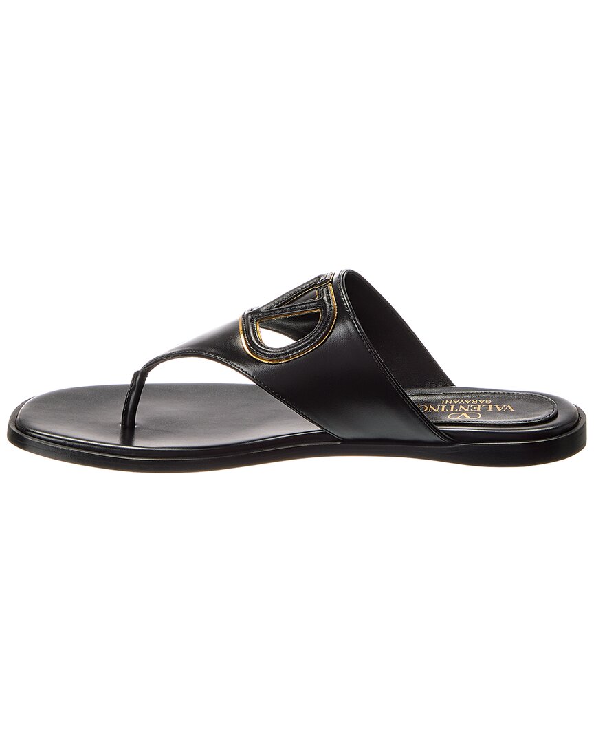 Valentino Vlogo Leather Sandal