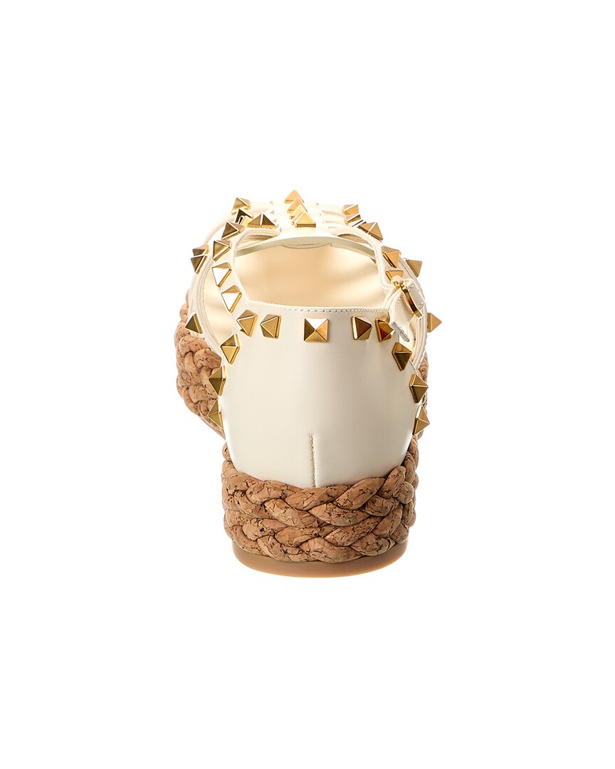 Valentino Rockstud 30 Leather Platform Sandal