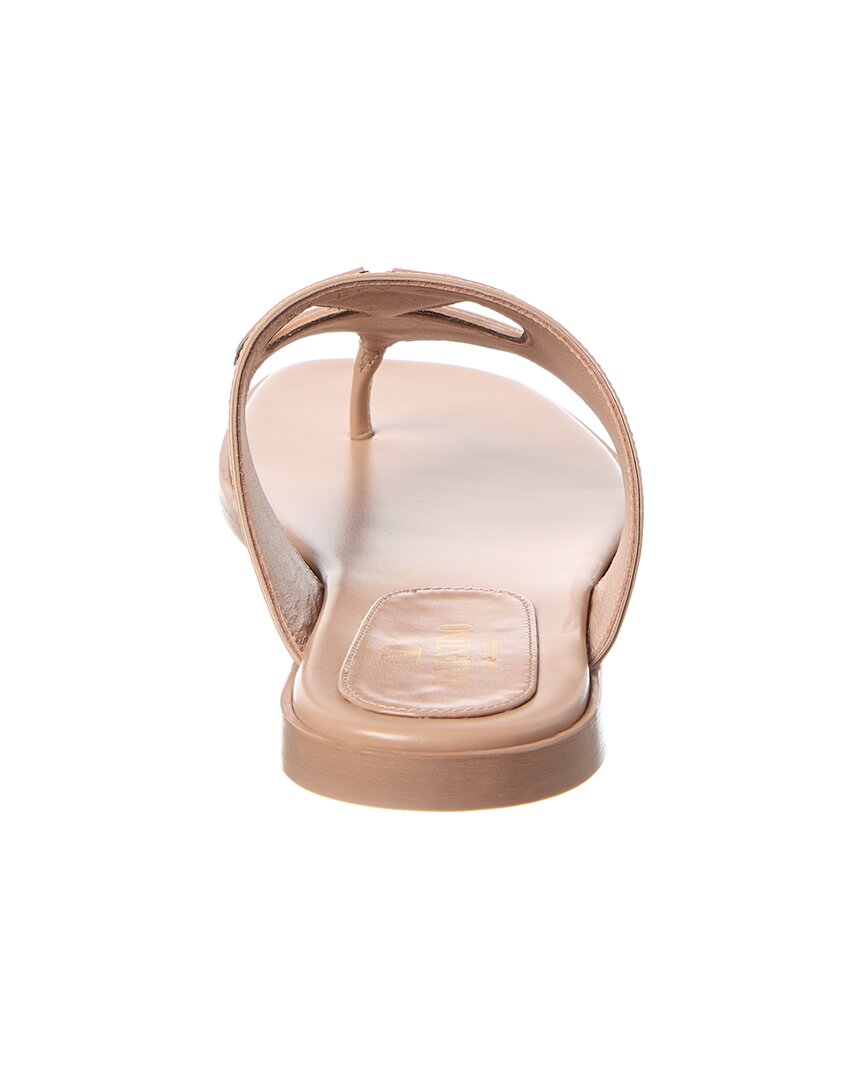 Valentino Vlogo Leather Sandal