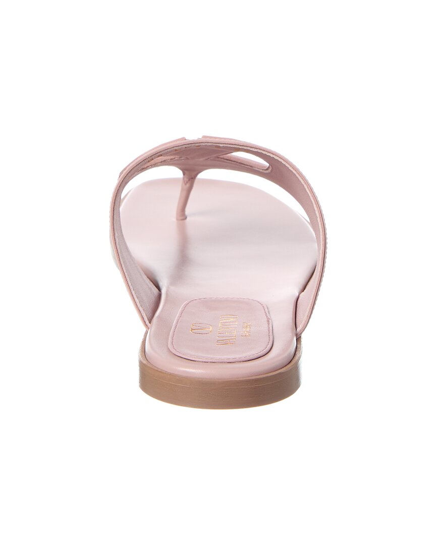 Valentino Vlogo Signature Leather Sandal