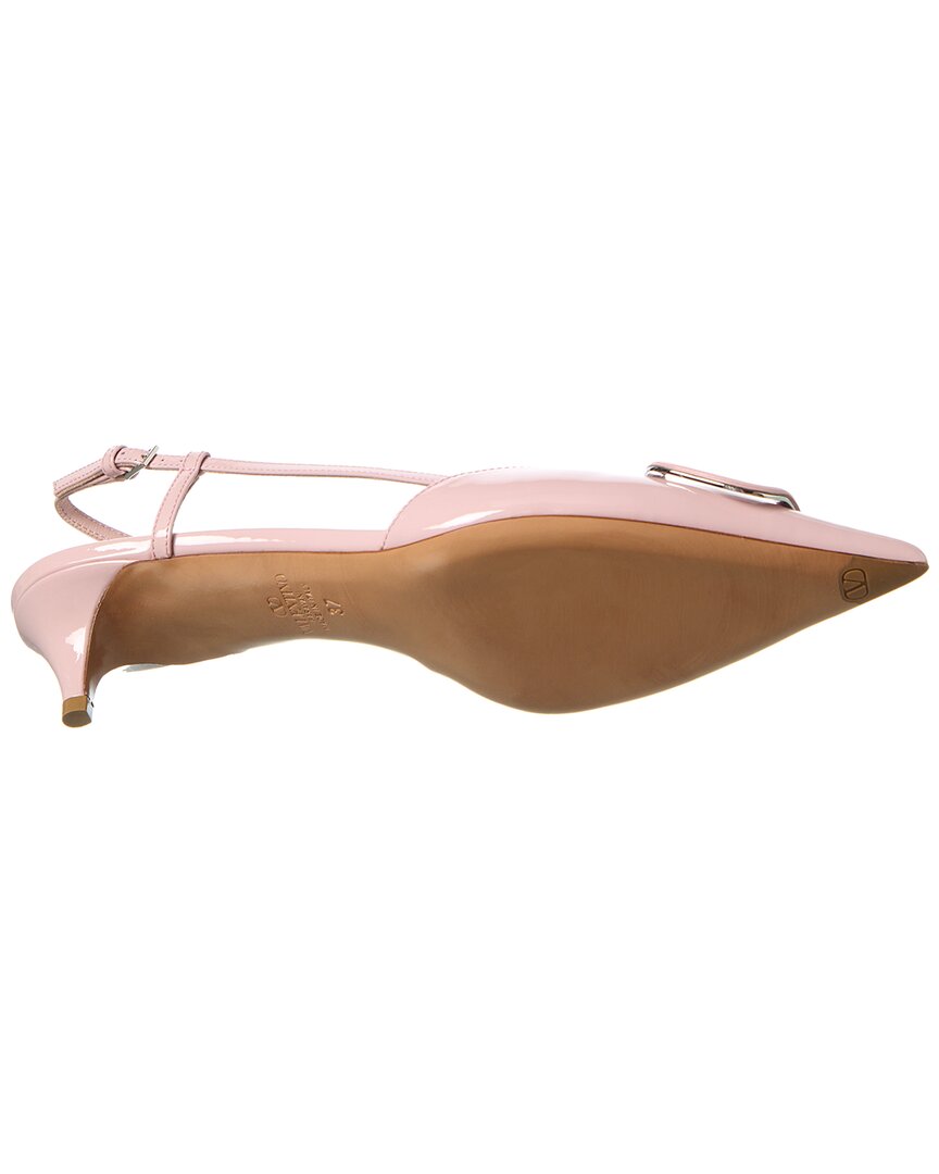 Valentino Vlogo 40 Patent Slingback Pump