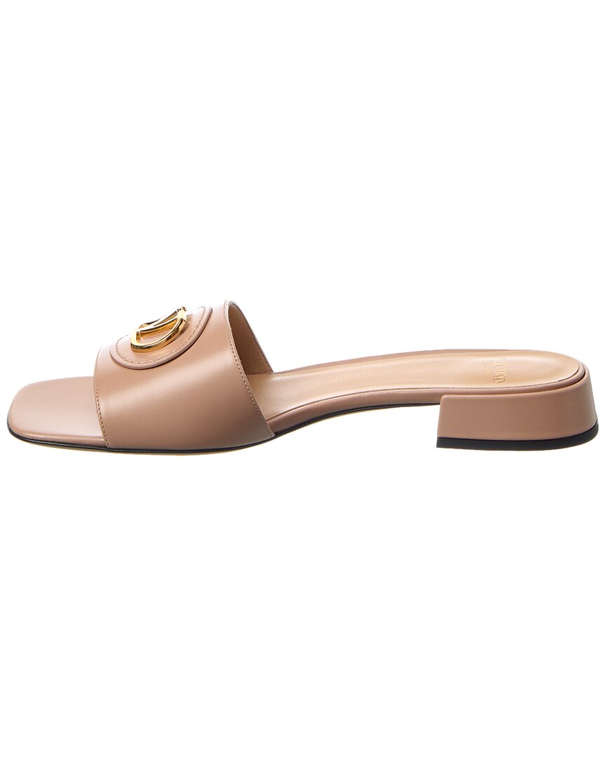 Valentino Vlogo Signature Leather Sandal