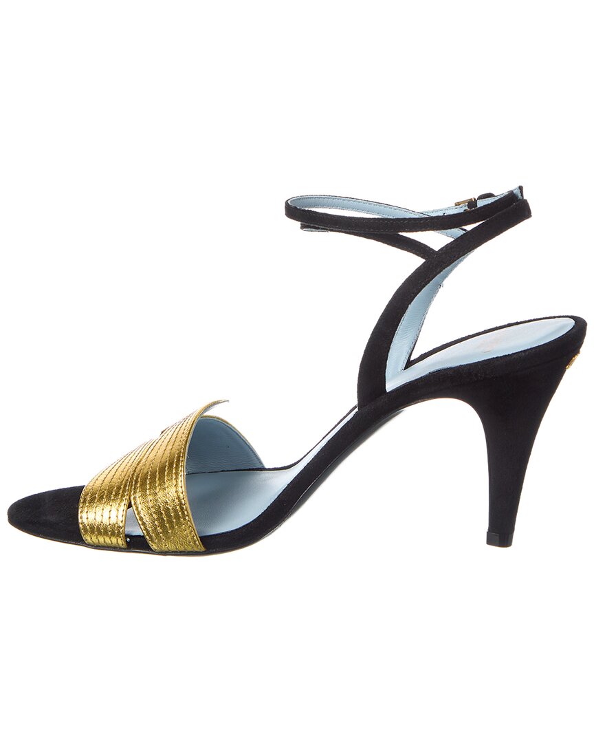 Valentino 85 Suede & Leather Sandal