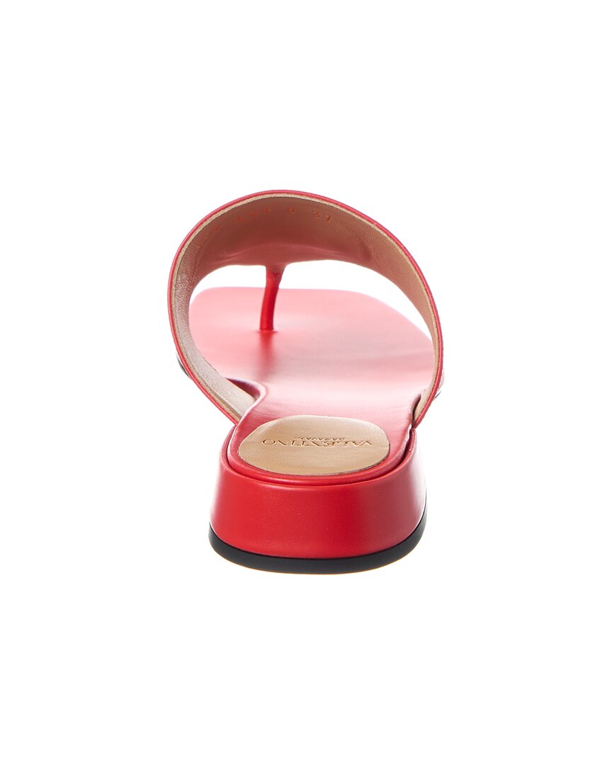 Valentino Vlogo Signature Leather Sandal