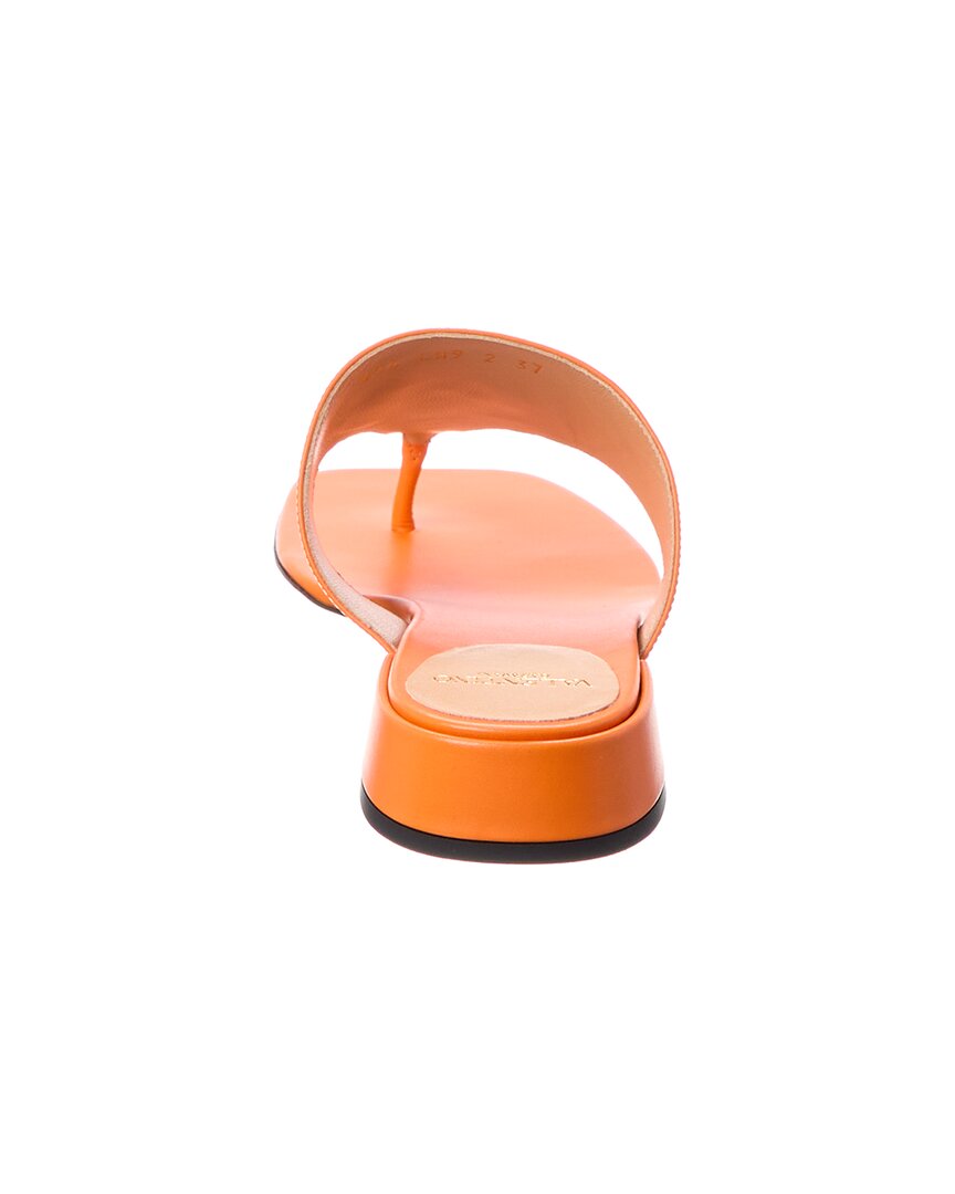 Valentino Vlogo Signature Leather Sandal