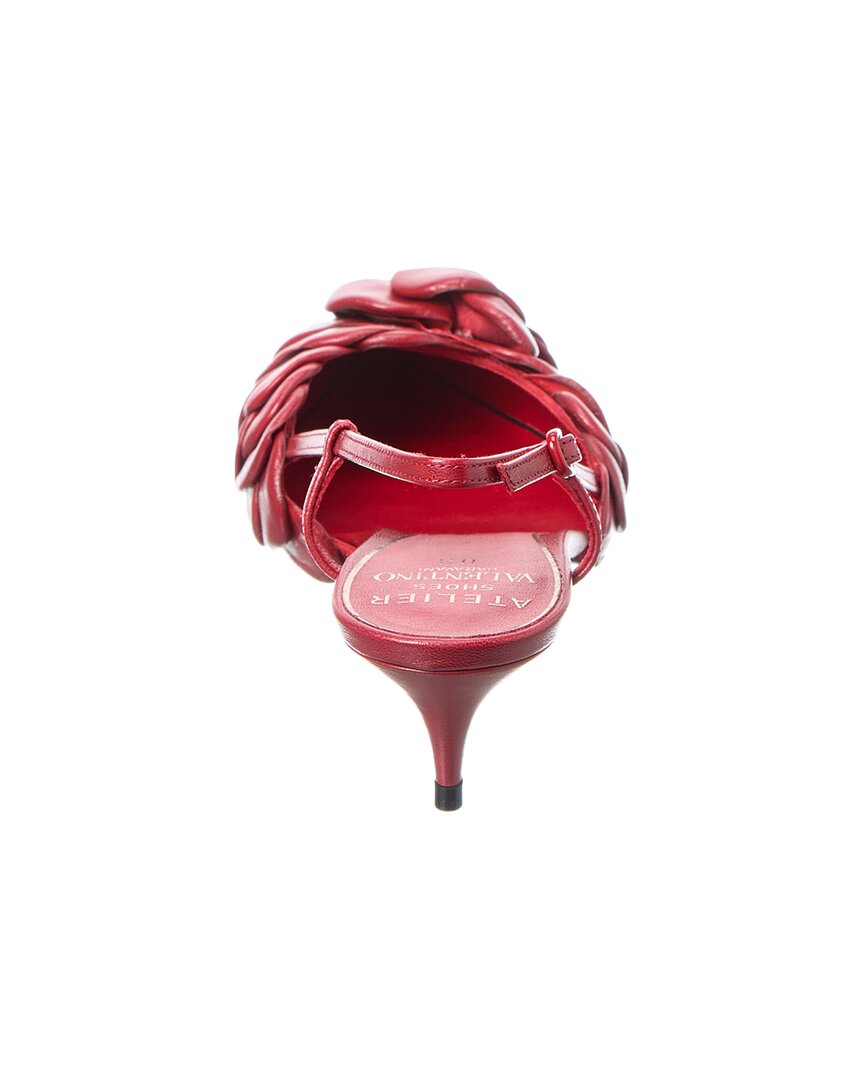Valentino Atelier 03 Rose Edition 40 Leather Slingback Pump