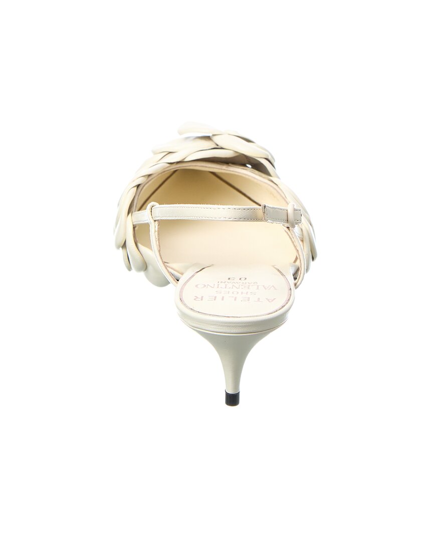 Valentino Atelier 03 Rose Edition 40 Leather Slingback Pump