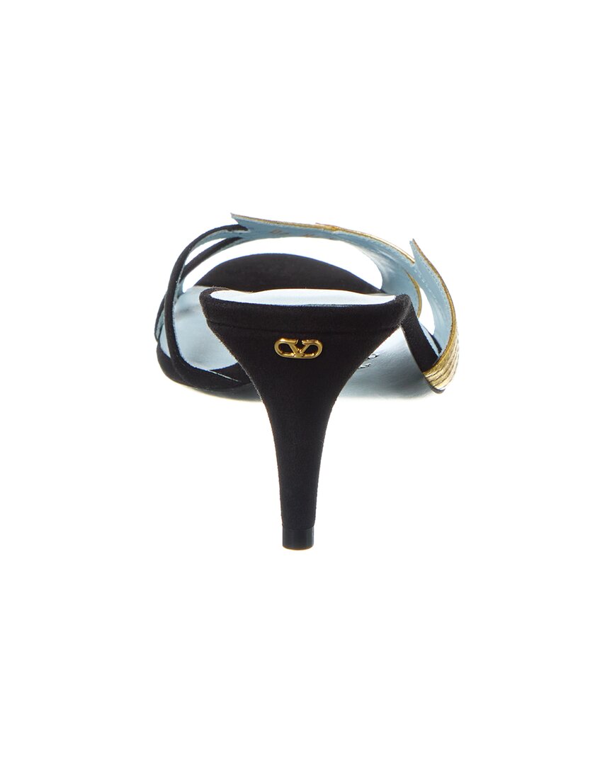 Valentino Foliefoliage 65 Suede Sandal