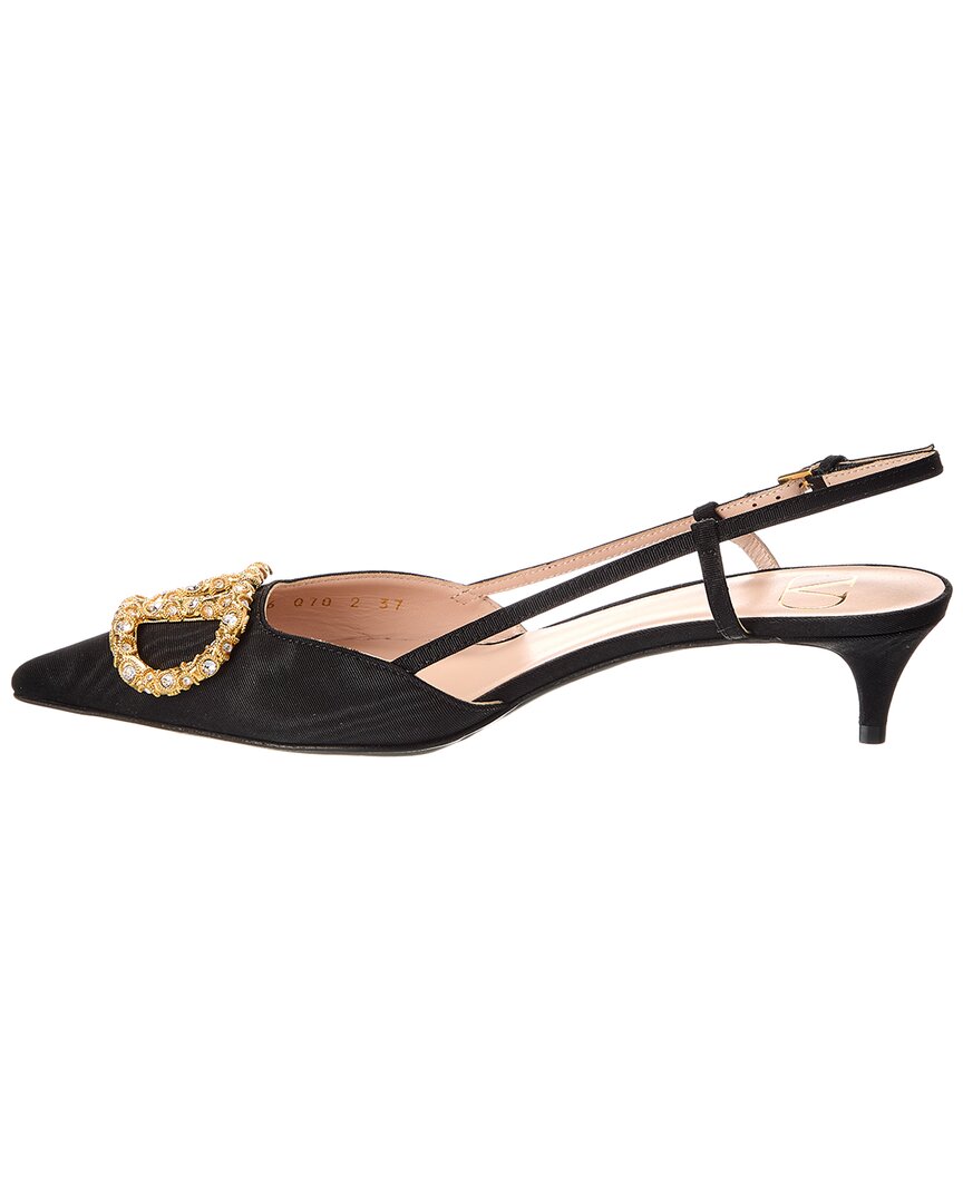 Valentino Vlogo 40 Grosgrain Slingback Pump