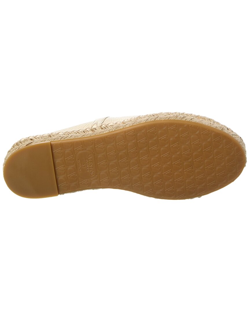 Valentino Vlogo Signature Grainy Leather Mule