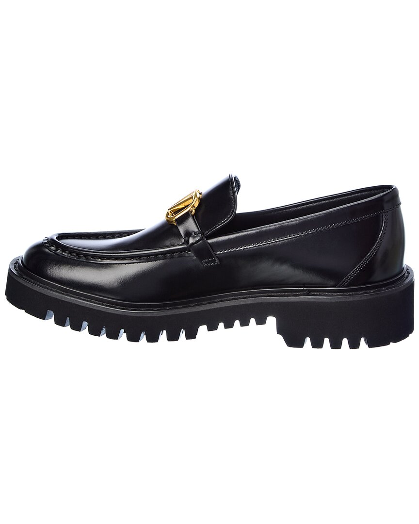 Valentino Vlogo Signature Leather Loafer