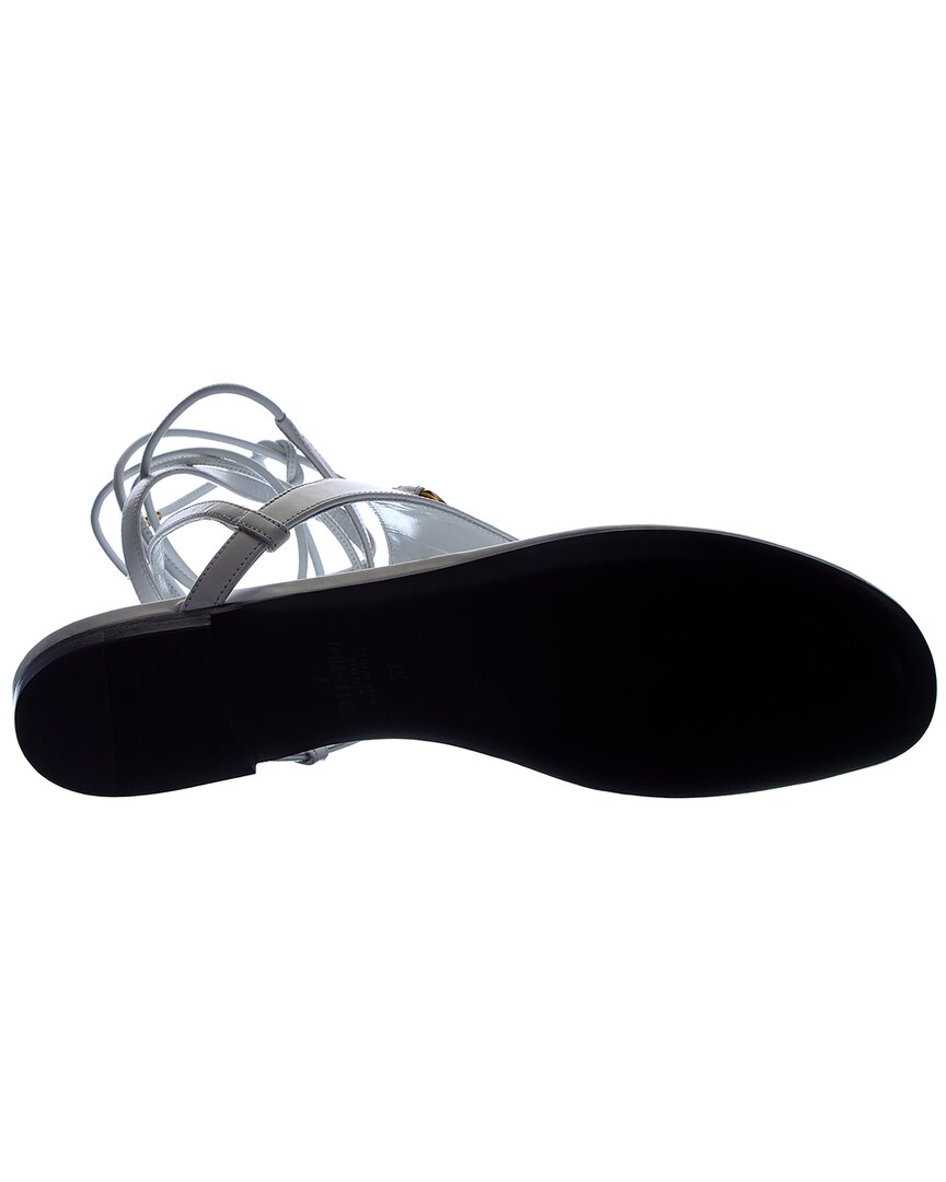 Valentino Vlogo Chain Leather Sandal