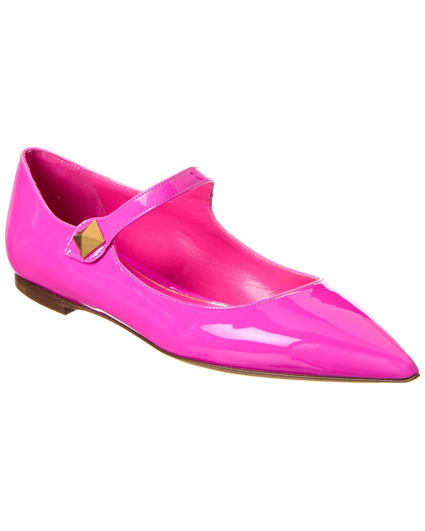 Valentino Tiptoe Patent Flat Pink
