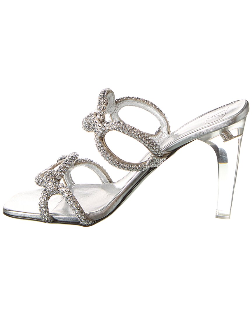 Valentino 100 Leather & Vinyl Sandal