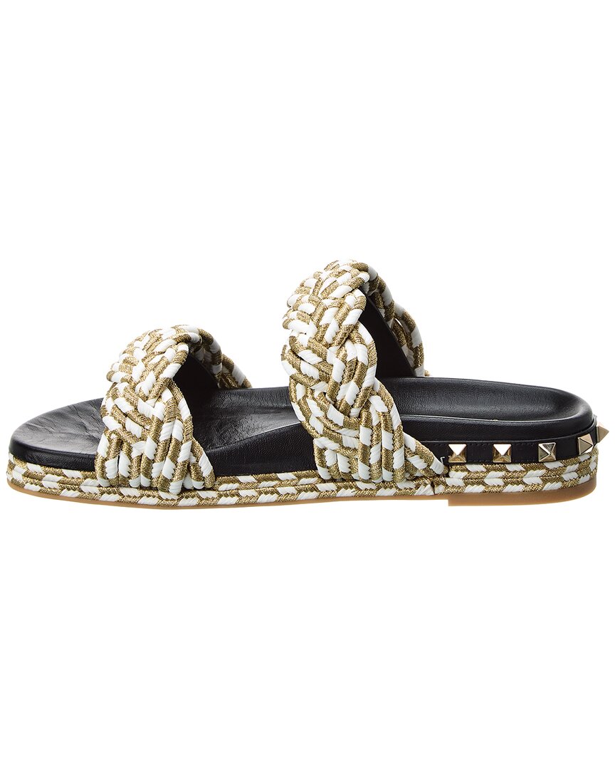 Valentino Rope & Leather Sandal