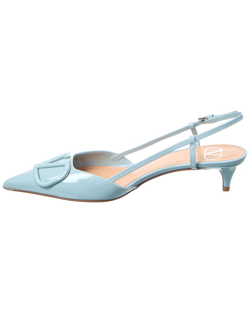 Valentino Vlogo 40 Patent Slingback Pump