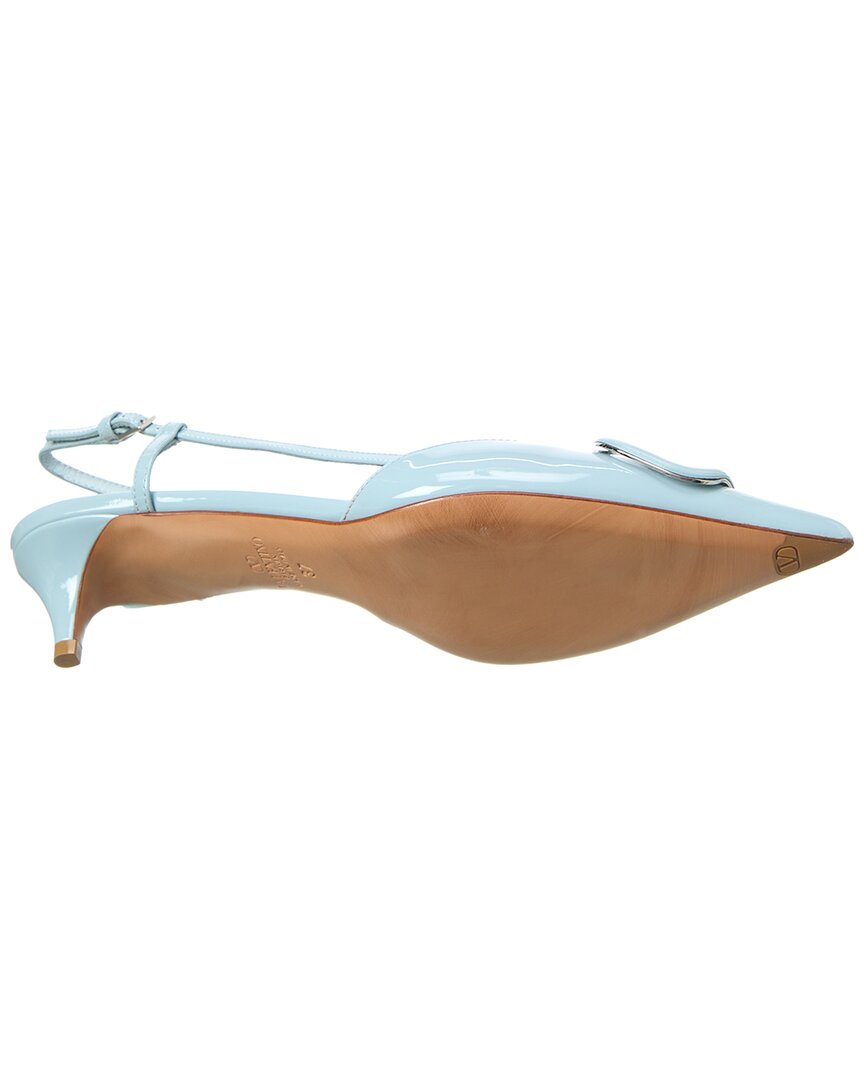 Valentino Vlogo 40 Patent Slingback Pump