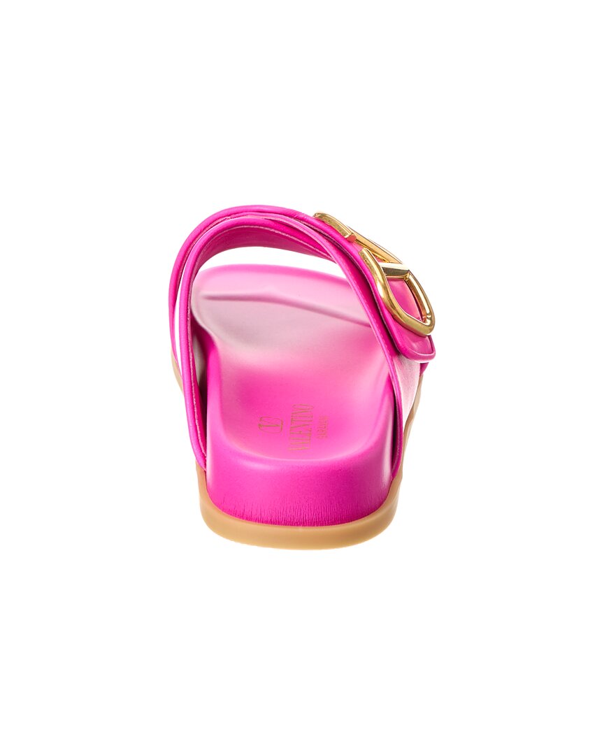 Valentino Vlogo Signature Leather Sandal