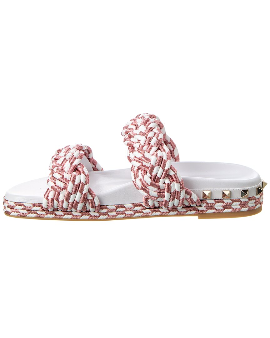 Valentino Rope & Leather Sandal