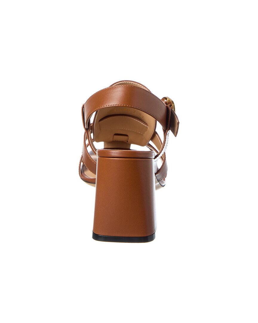 Valentino Vlogo 75 Leather Sandal