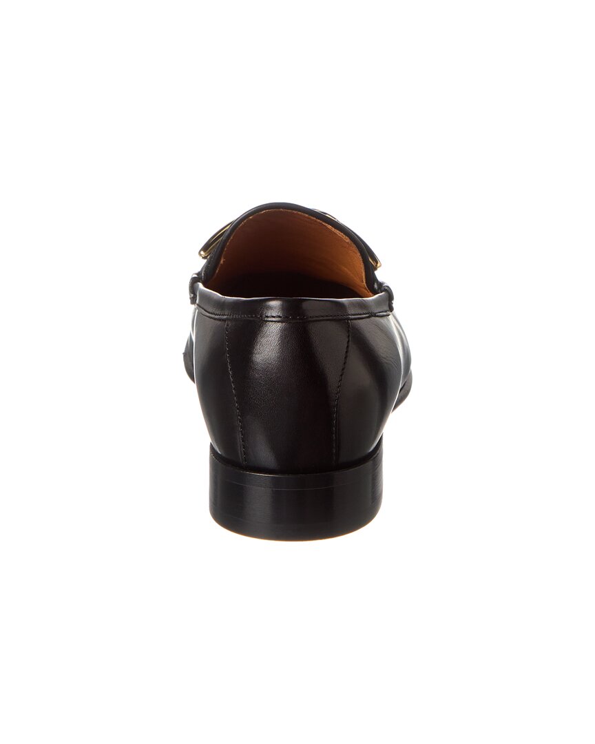 Valentino Vlogo Leather Loafer