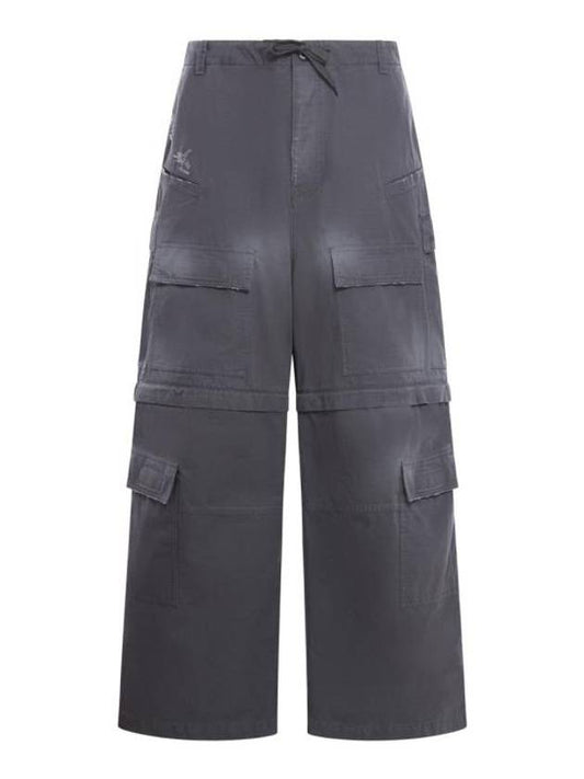 Balenciaga Oversized Cargo Pants Grey