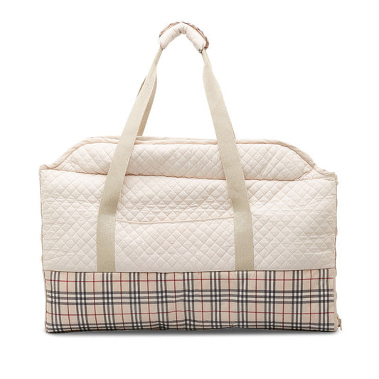 Burberry Nova Check Open Carrying Baby Mat LHF350144B Beige Cotton Ladies