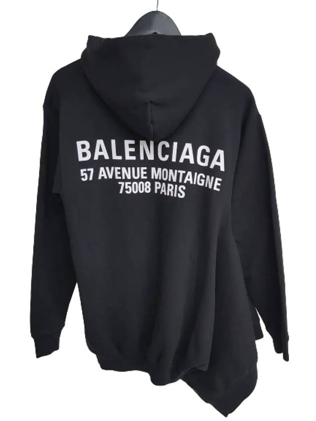 Balenciaga New Logo Hoodie Black