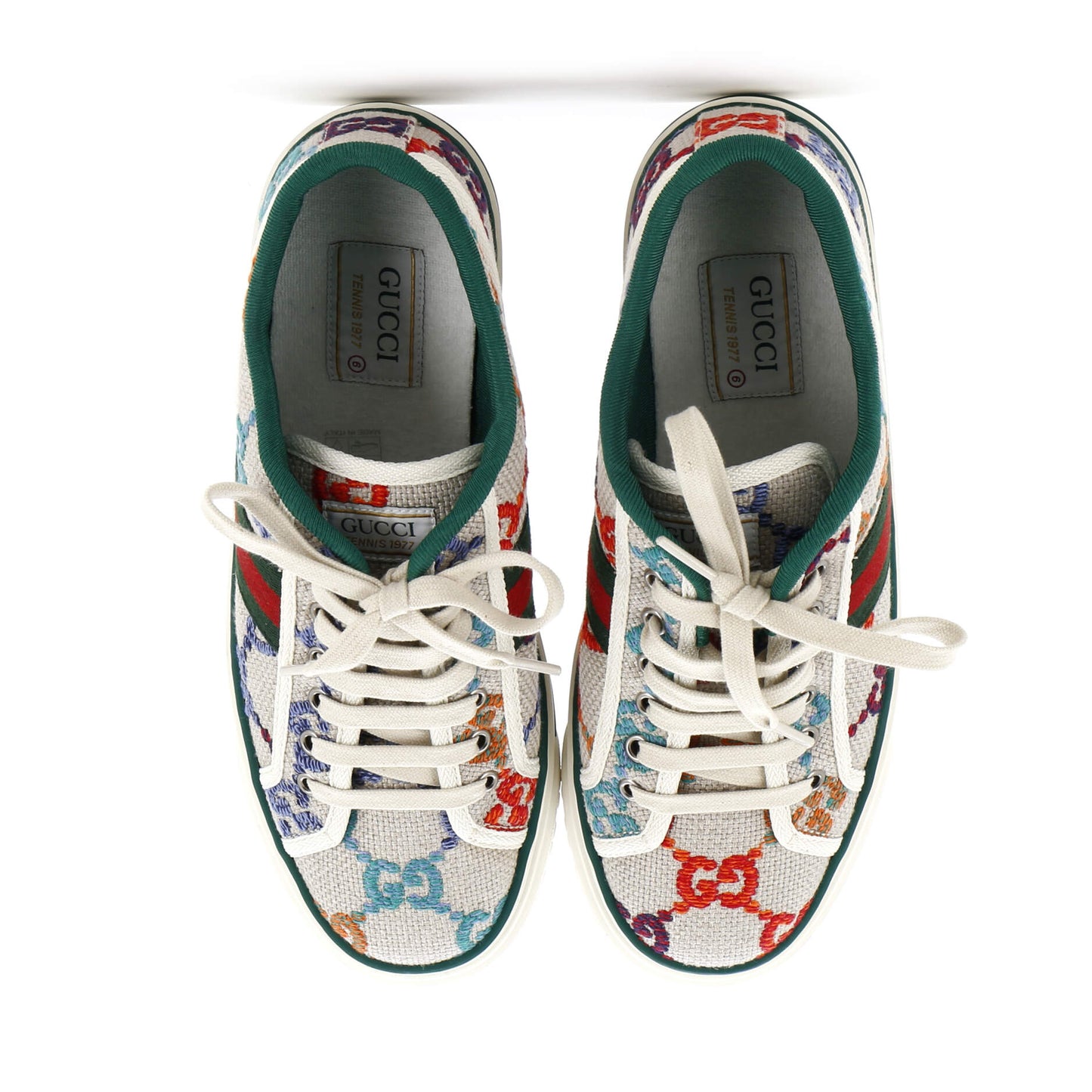 1977 Tennis Sneakers GG Embroidered Canvas