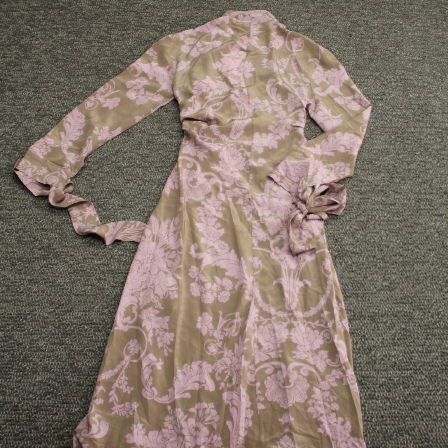 Acne studios 100% silk floral dress