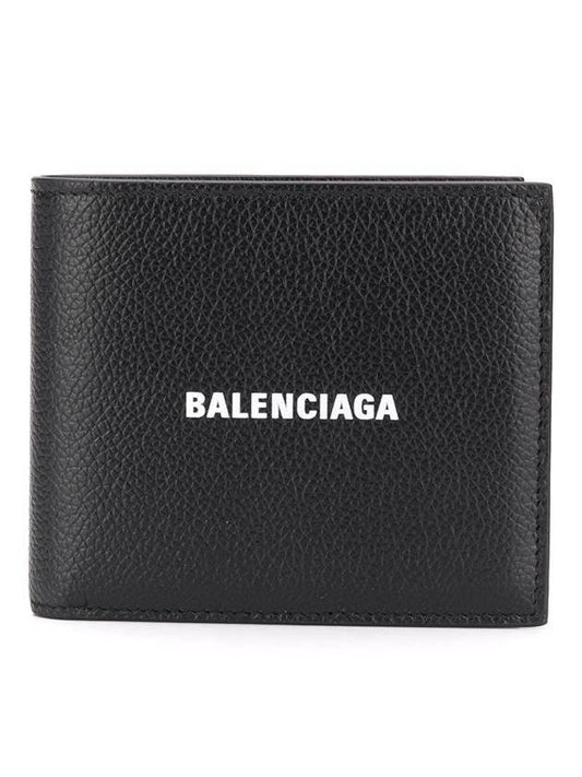 Balenciaga Cash Square Folded Wallet Black