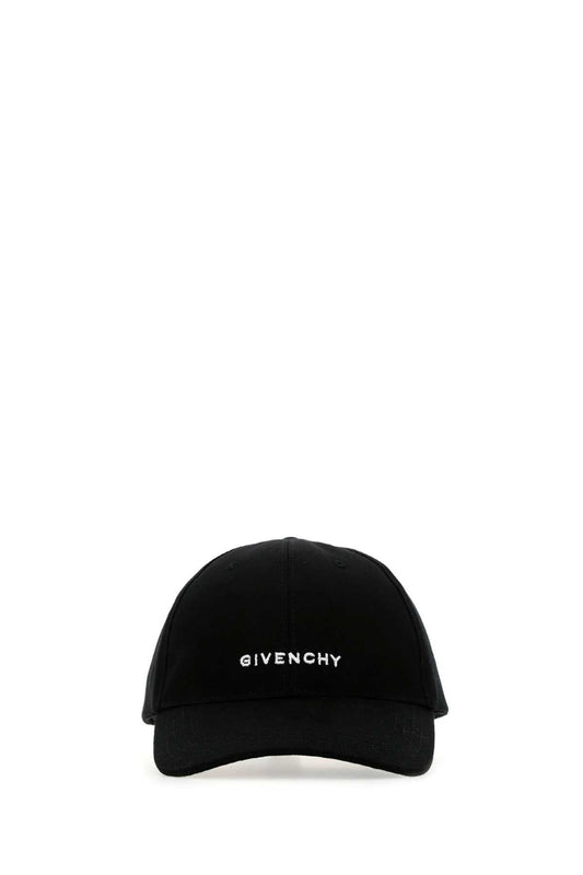 Givenchy Men Black Cotton Baseball Cap