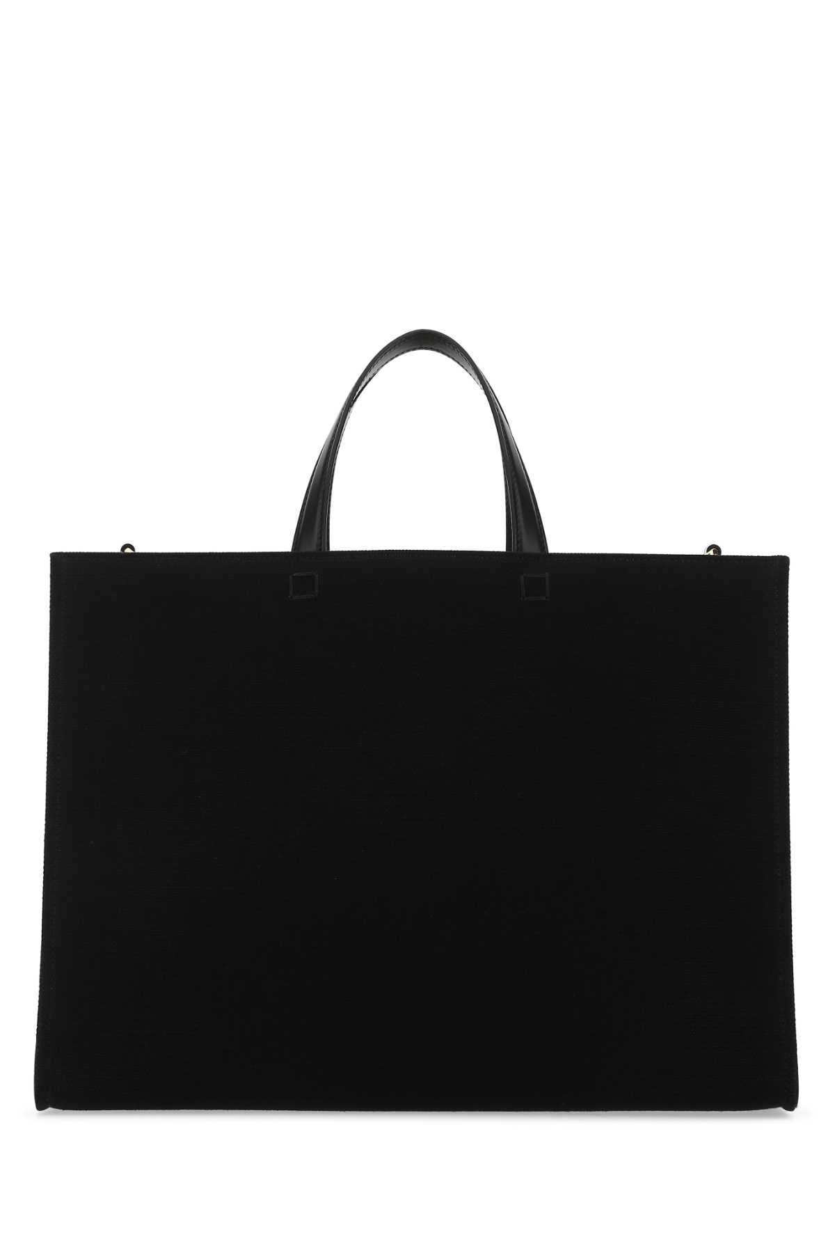 Givenchy Women Black Canvas Medium G Shopping Bag