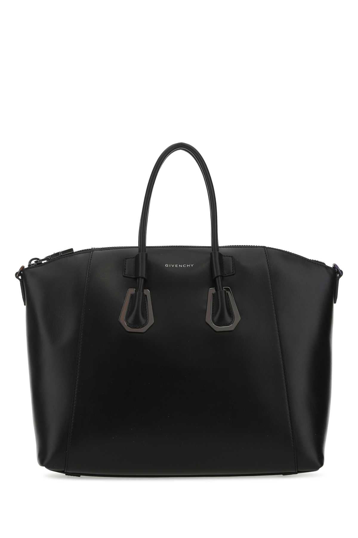 Givenchy Women Black Leather Small Antigona Sport Handbag