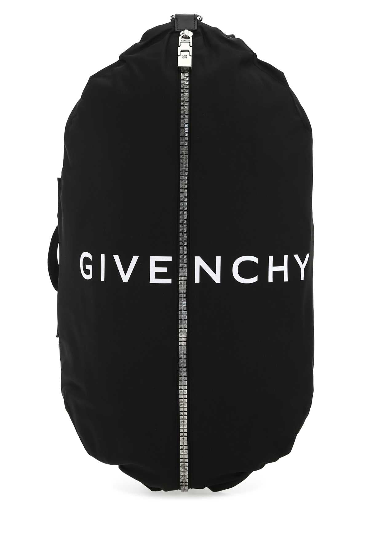Givenchy Men Black Nylon G-Zip Backpack