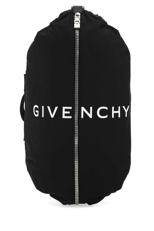 Givenchy Men Black Nylon G-Zip Backpack