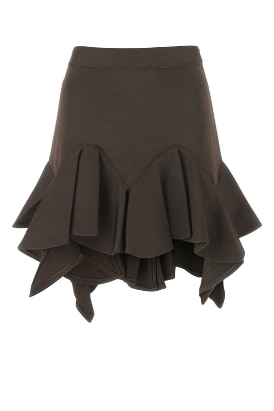 Givenchy Women Brown Viscose Skirt