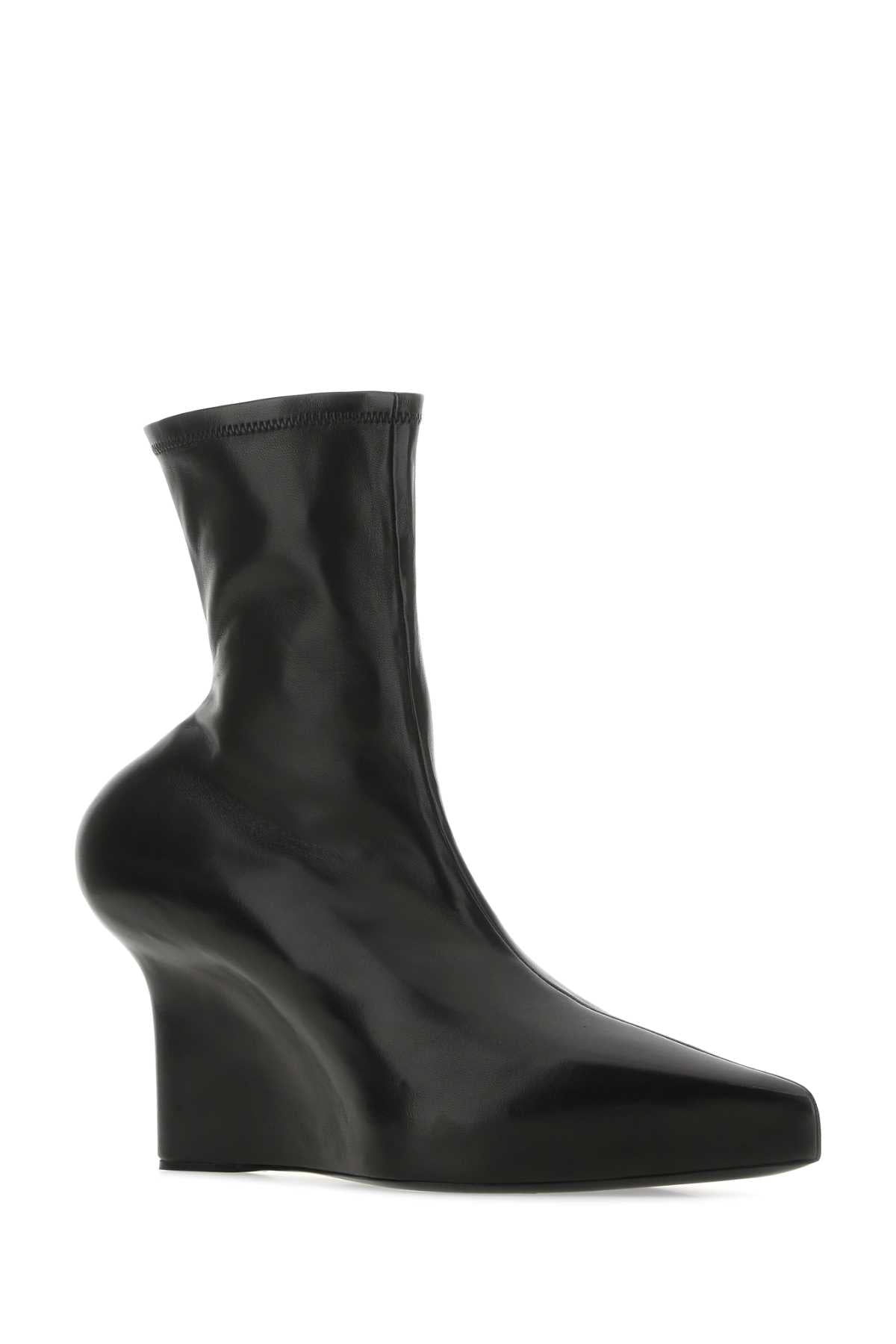 Givenchy Women Black Nappa Leather Ankle Boots