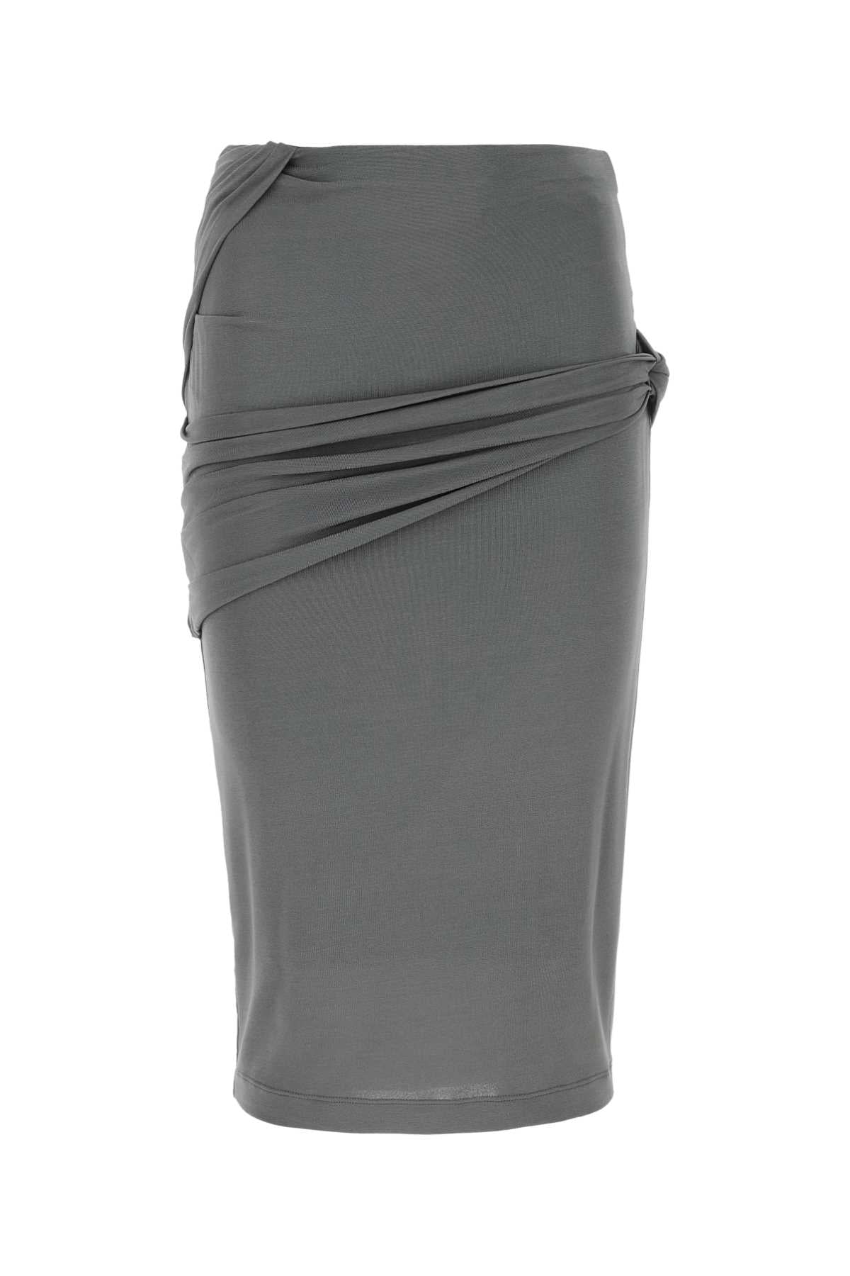 Givenchy Women Grey Crepe Skirt