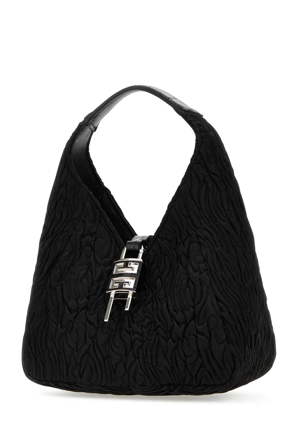 Givenchy Women Black Fabric G-Hobo Mini Handbag
