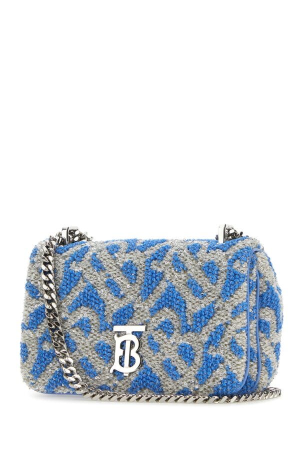 Burberry Woman Embroidered Fabric Mini Lola Shoulder Bag