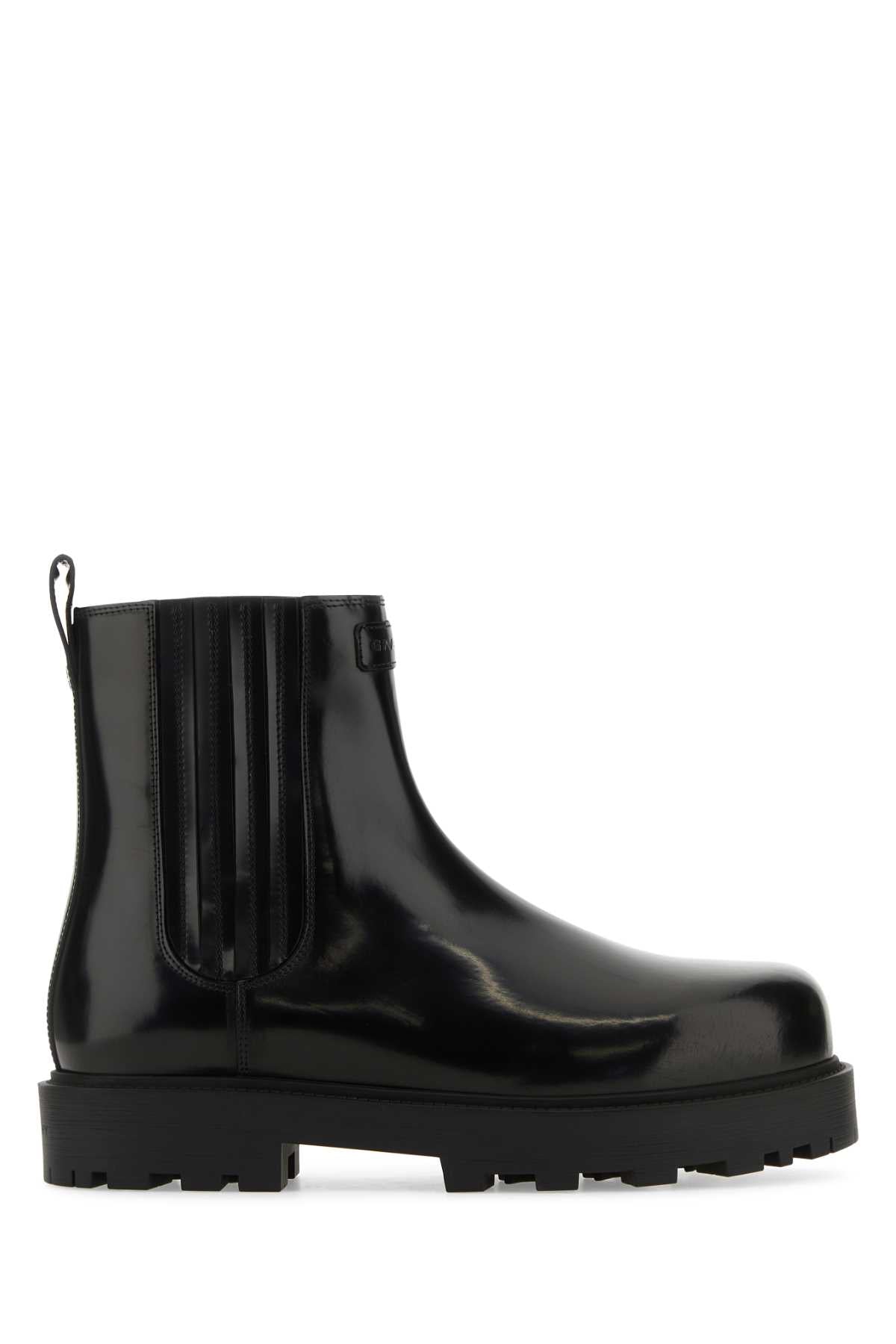 Givenchy Men Black Leather Ankle Boots