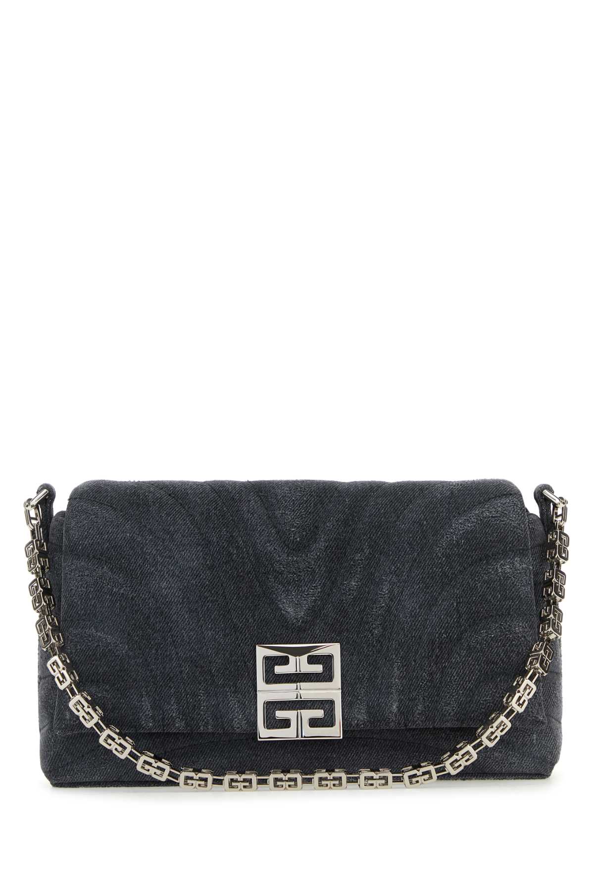 Givenchy Women Black Denim Medium 4G Soft Handbag
