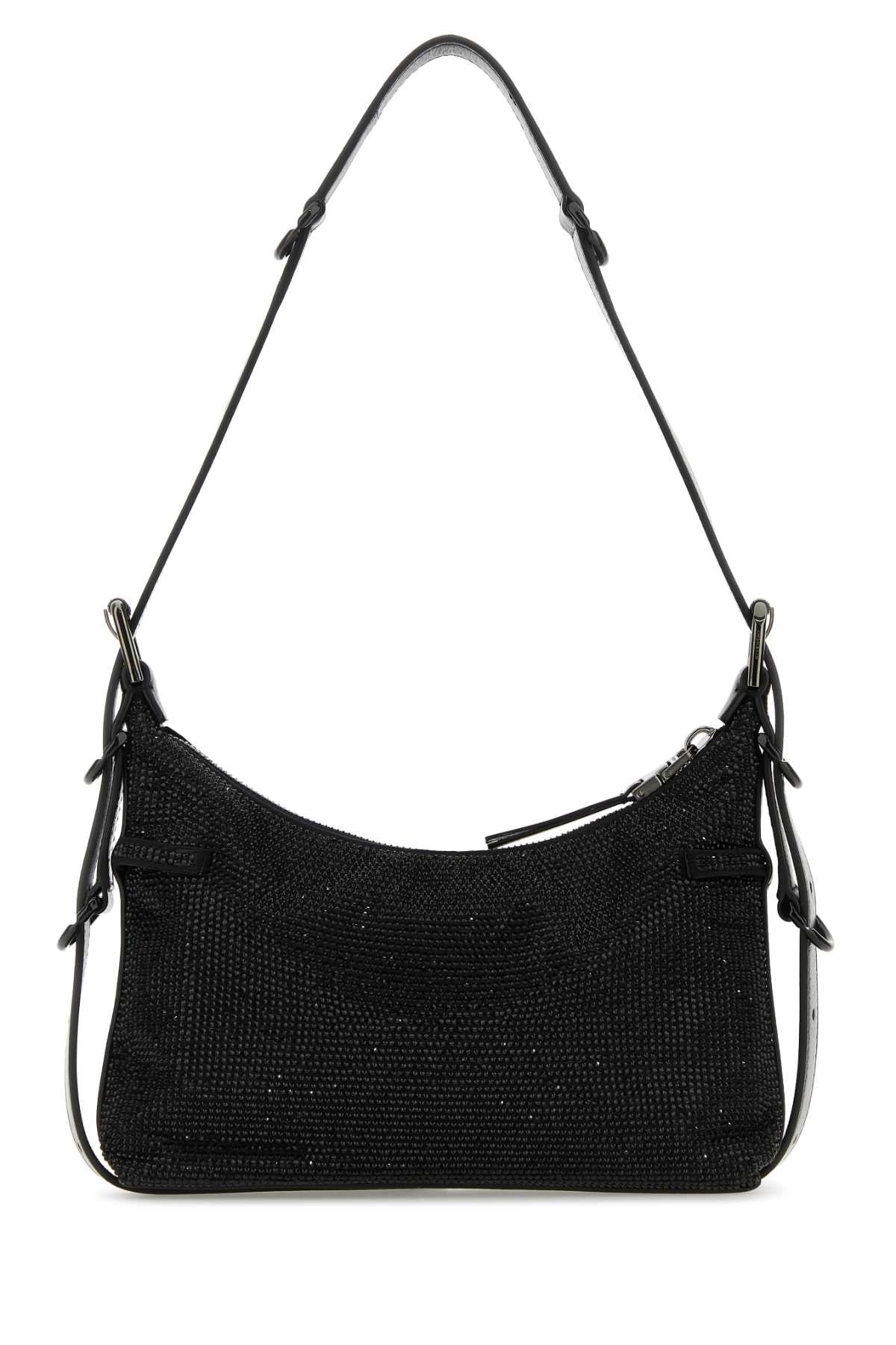 Givenchy Women Black Fabric Mini Voyou Shoulder Bag