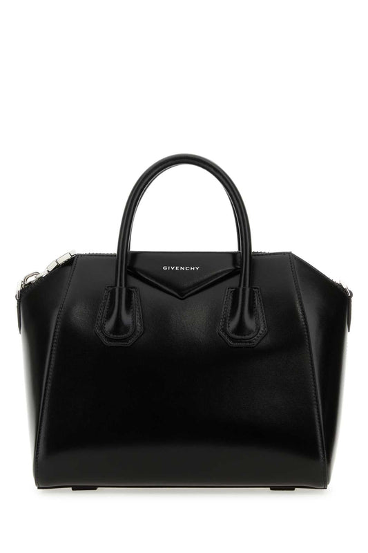 Givenchy Women Black Leather Small Antigona Handbag