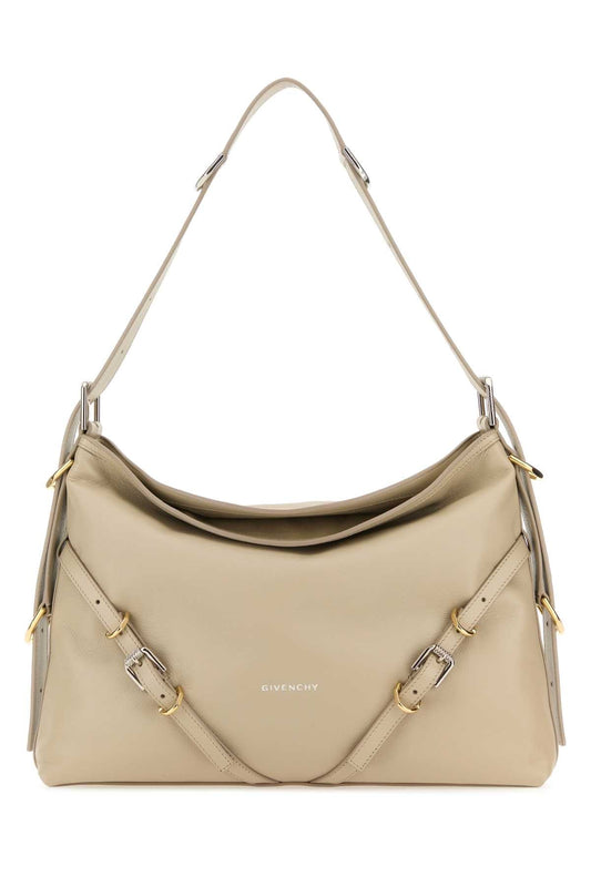 Givenchy Women Sand Leather Medium Voyou Shoulder Bag