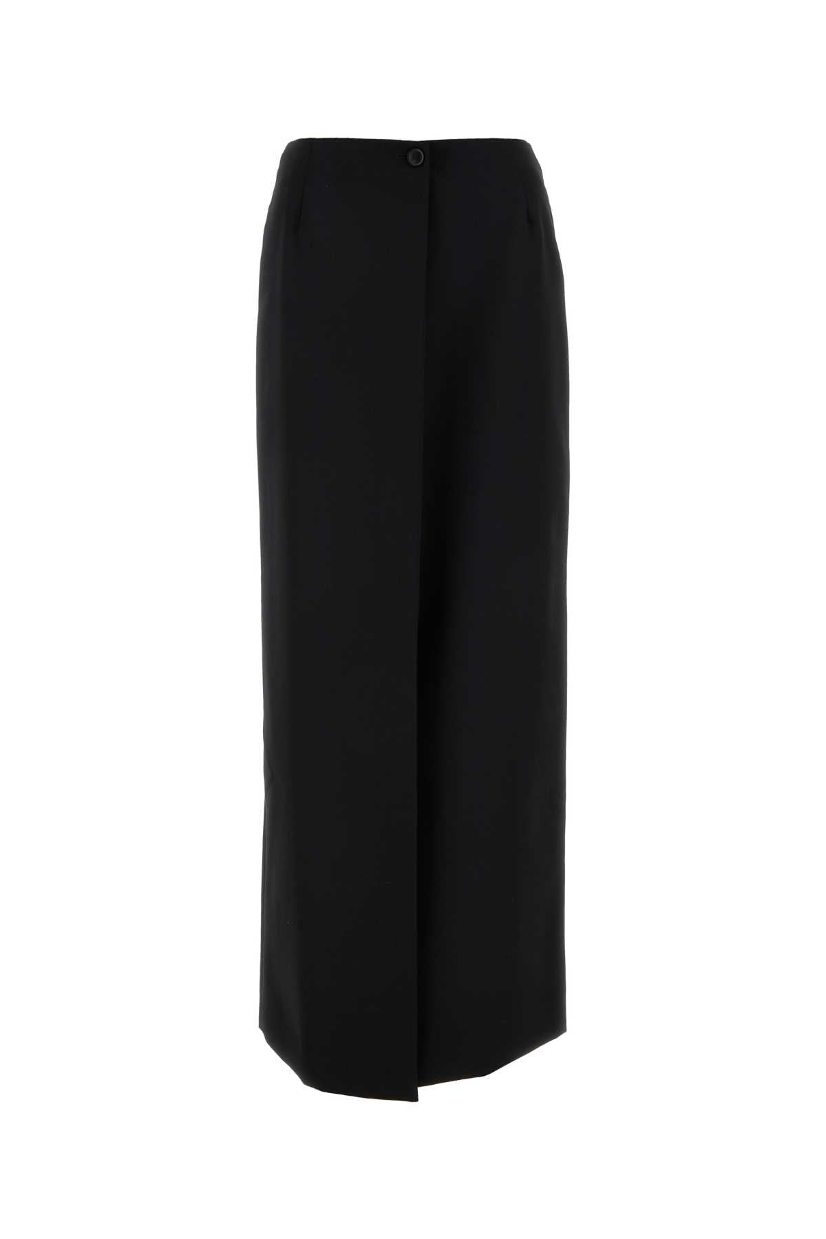 Givenchy Women Black Wool Blend Skirt
