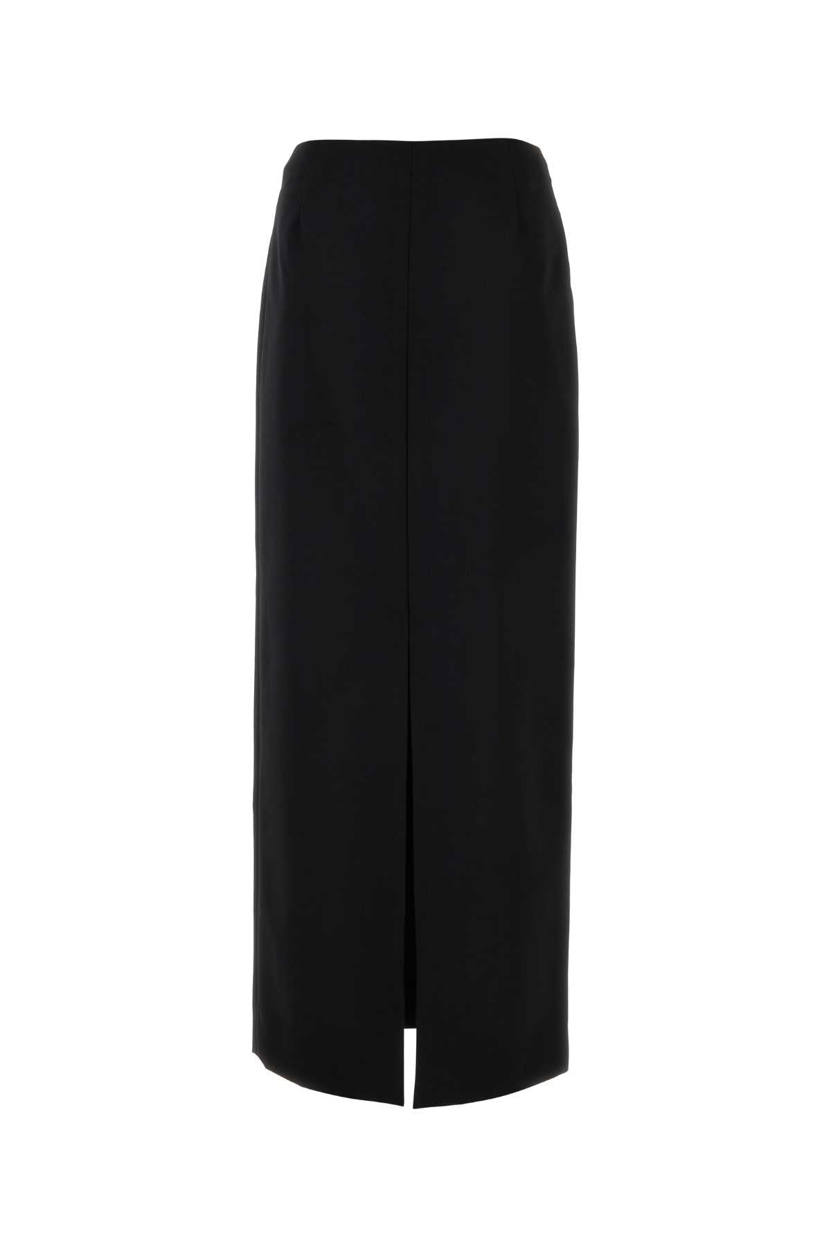 Givenchy Women Black Wool Blend Skirt