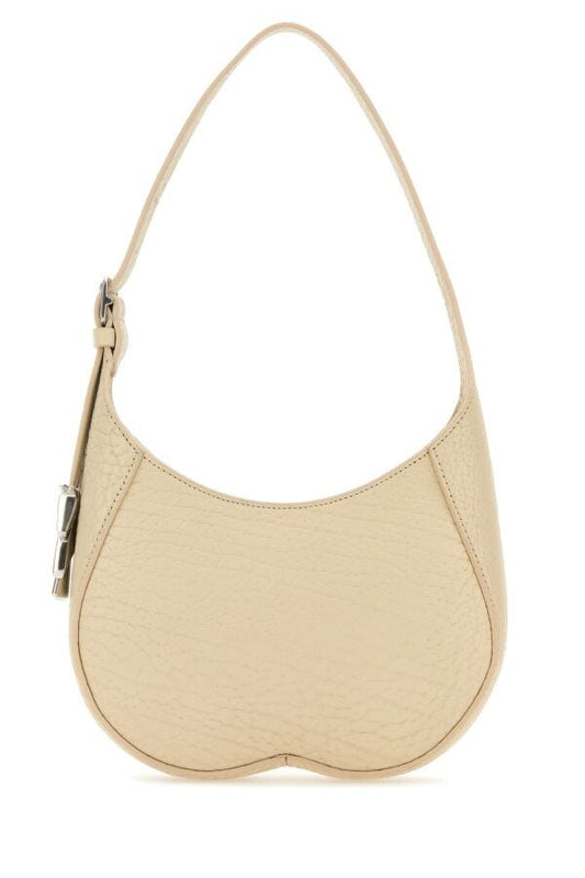 Burberry Woman Sand Leather Small Chess Shoulder Bag