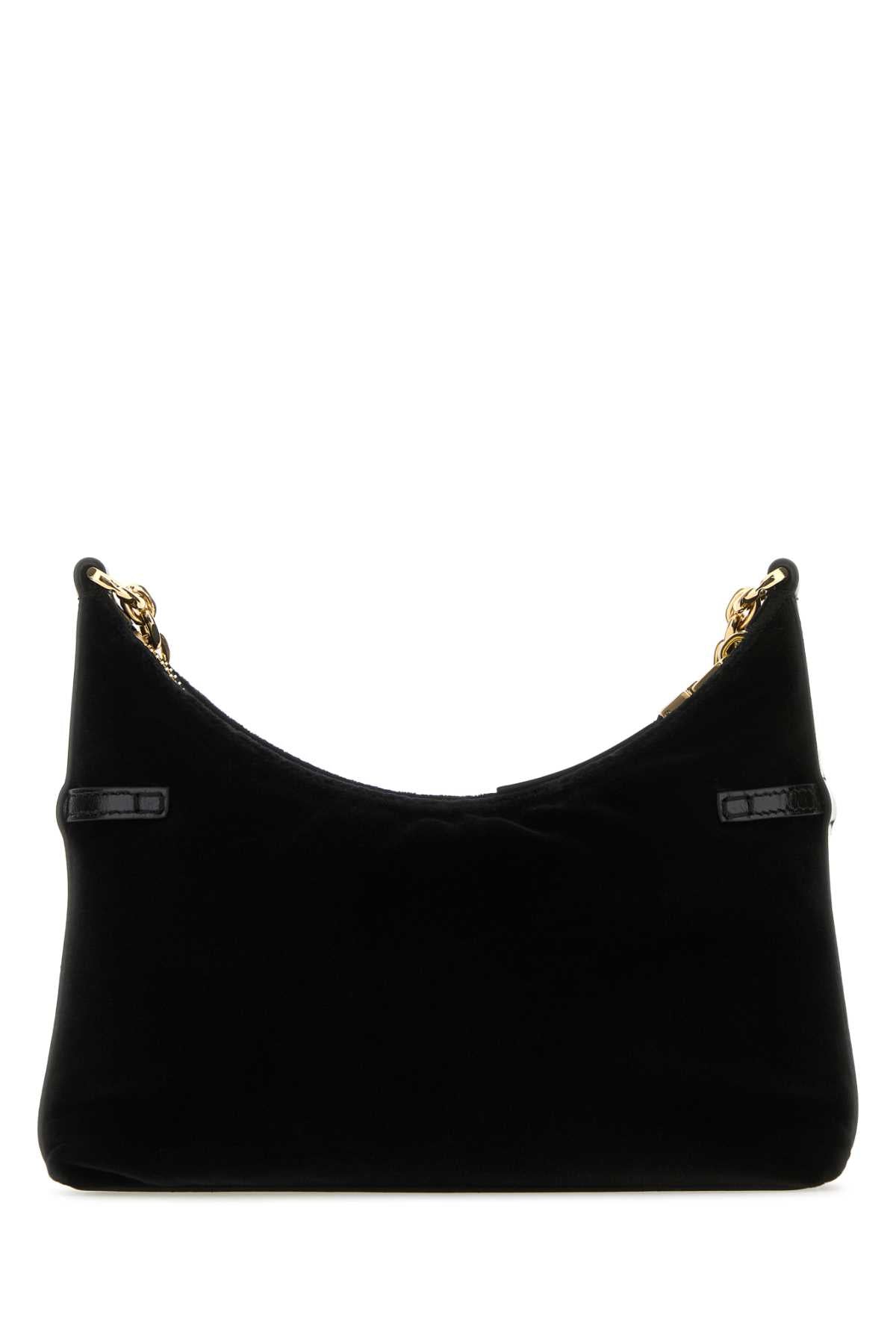 Givenchy Women Black Velvet Voyou Party Shoulder Bag